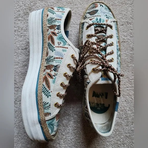 Keds x Jungalow Triple Kick Rainforest Platform Sneaker 8.5
