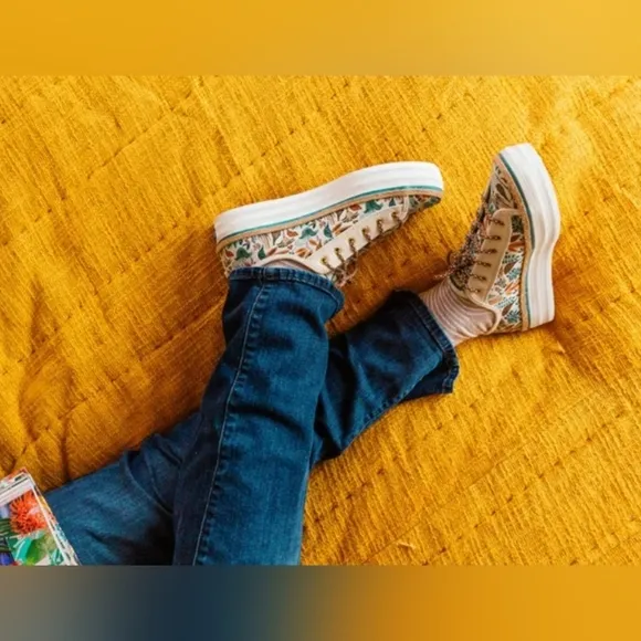 Keds x Jungalow Triple Kick Rainforest Platform Sneaker 8.5