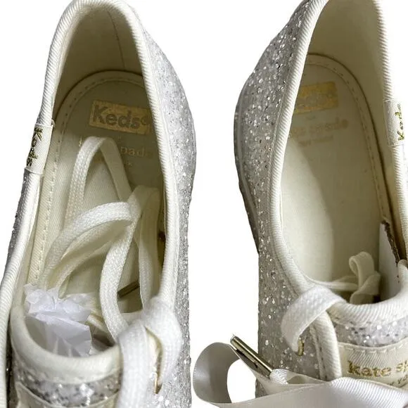 KEDS X KATE SPADE TRIPLE KICK  ALL OVER GLITTER SNEAKERS