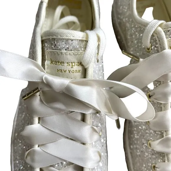 KEDS X KATE SPADE TRIPLE KICK  ALL OVER GLITTER SNEAKERS