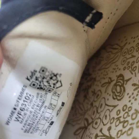 Keds x Paper Rifle Co Women's Navy Blue Floral Print Sneakers Size 7