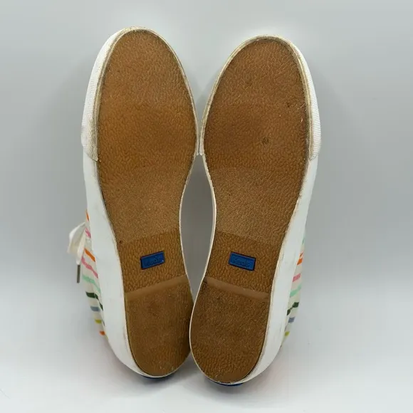 Keds x Rifle Paper Co. Anchor Happy Stripe Sneakers Size 7
