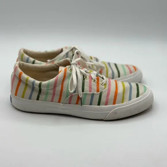 Keds x Rifle Paper Co. Anchor Happy Stripe Sneakers Size 7