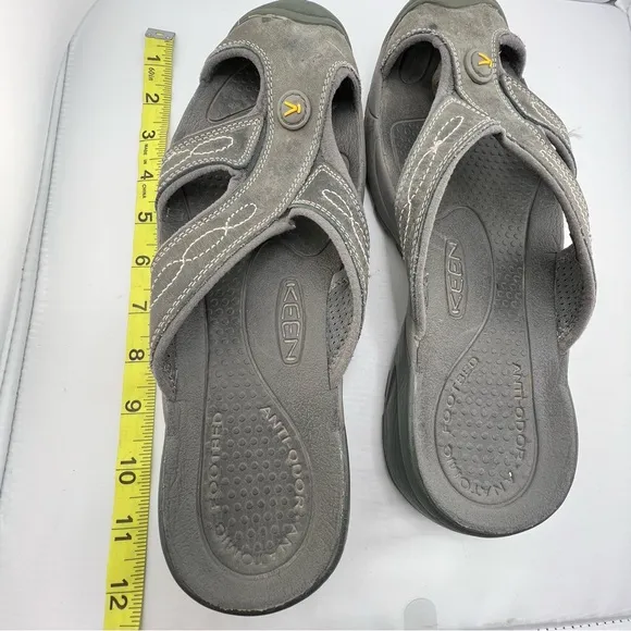 Keen Bali Slip On Slide Sandals Outdoor Sport Hiking Shoes Gray Womens Sz 12