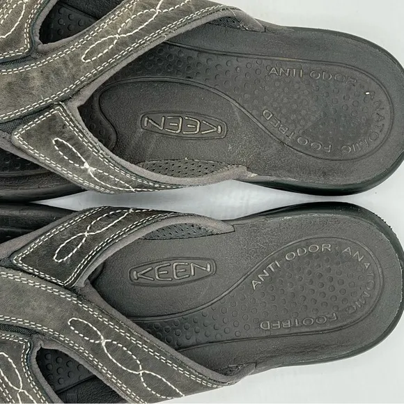 Keen Bali Slip On Slide Sandals Outdoor Sport Hiking Shoes Gray Womens Sz 12