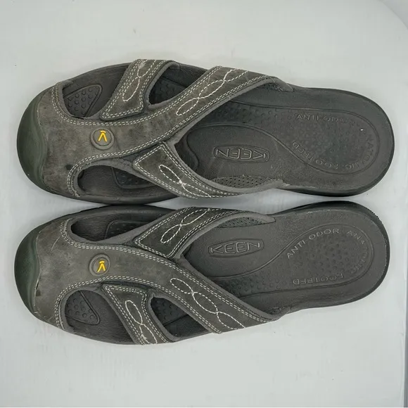 Keen Bali Slip On Slide Sandals Outdoor Sport Hiking Shoes Gray Womens Sz 12