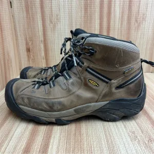 Keen Boots Mens 13 Brown Targhee II Waterproof Hiking Ankle Shoes 1008418