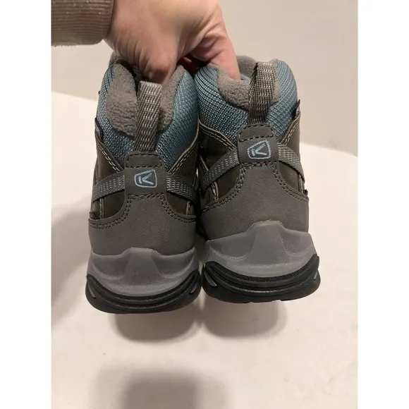 KEEN Circadia Polar Mid Waterproof Hiking Boots Women Size 7.5 NEW Steel Gray