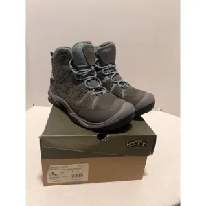 KEEN Circadia Polar Mid Waterproof Hiking Boots Women Size 7.5 NEW Steel Gray