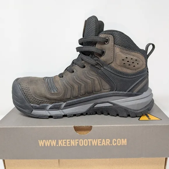 KEEN  Kansas City Mid Men's Carbon Fiber Toe Electrical Hazard MSRP $175 Size 9D