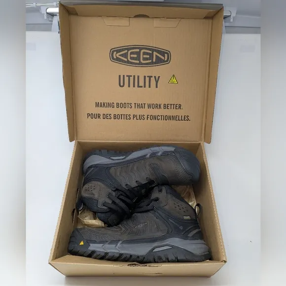 KEEN  Kansas City Mid Men's Carbon Fiber Toe Electrical Hazard MSRP $175 Size 9D