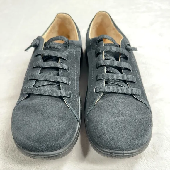 Keen KNX Lace Suede Men's Black Casual Shoes in size 8.5
