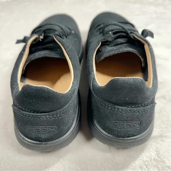 Keen KNX Lace Suede Men's Black Casual Shoes in size 8.5