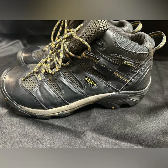 KEEN MEN'S LANSING WATERPROOF WORK BOOTS - STEEL TOE