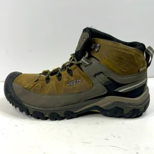 KEEN Men's, Targhee III Waterproof Mid Hiking Boots  Color: Bungee Cord/Black