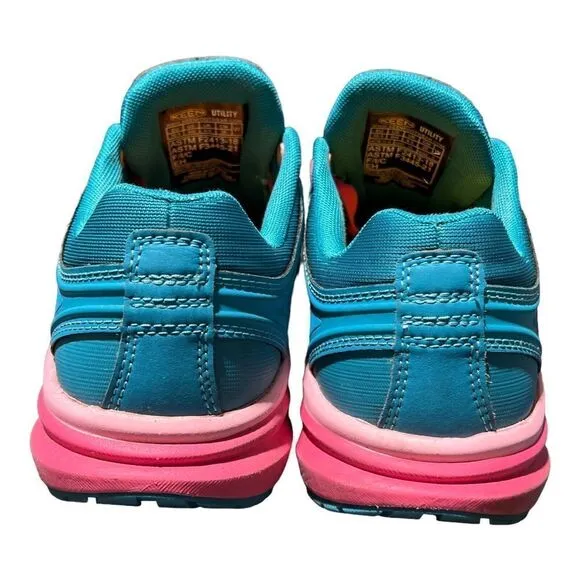 KEEN Shoes Utility Women's 9 Wide Blue Pink Vista Energy CT Waterproof