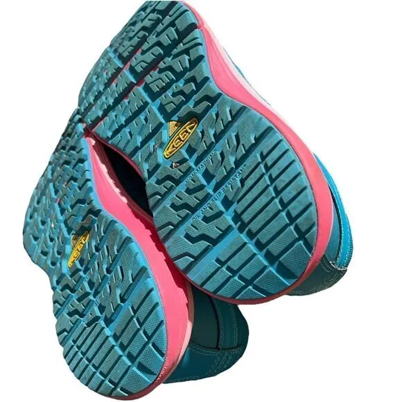 KEEN Shoes Utility Women's 9 Wide Blue Pink Vista Energy CT Waterproof