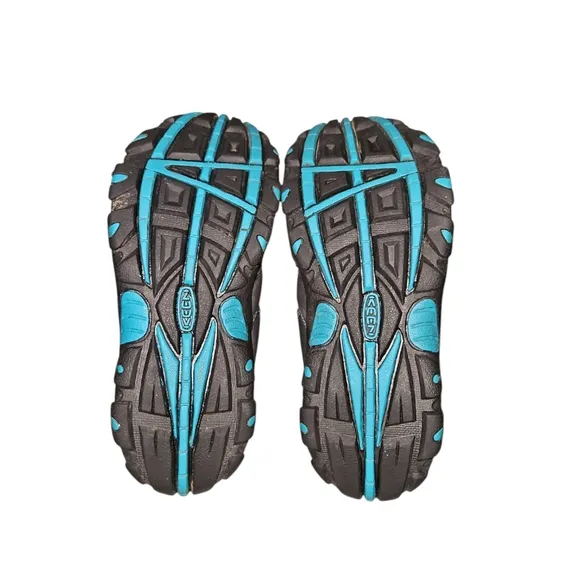Keen Targhee Il Waterproof Hiking Boots Gray Blue Boys Size 2