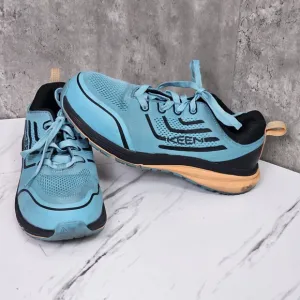 KEEN Utility Carbon Toe Work Shoes Lace Up ASTM F2413-18 Aqua 8.5 W Womens
