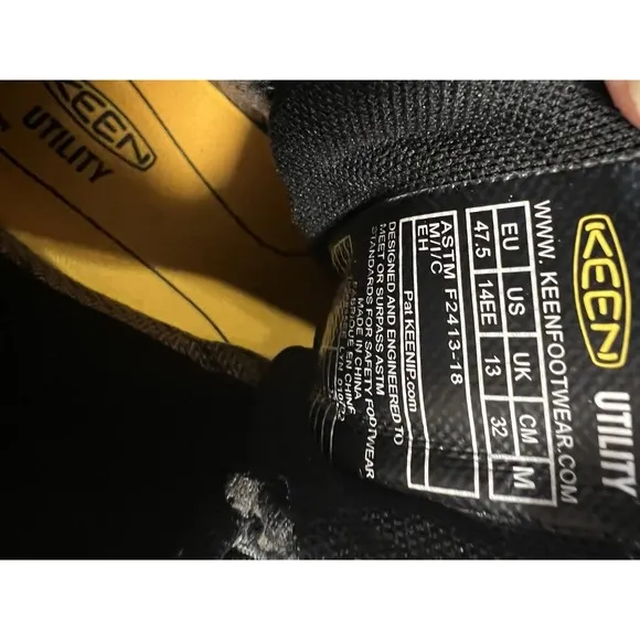 KEEN Utility Footwear 6&quot; Pittsburgh Energy WP Steel Toe Boots 14EE 14 Wide