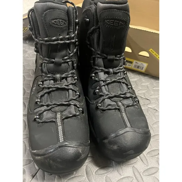 KEEN Utility Footwear 6&quot; Pittsburgh Energy WP Steel Toe Boots 14EE 14 Wide