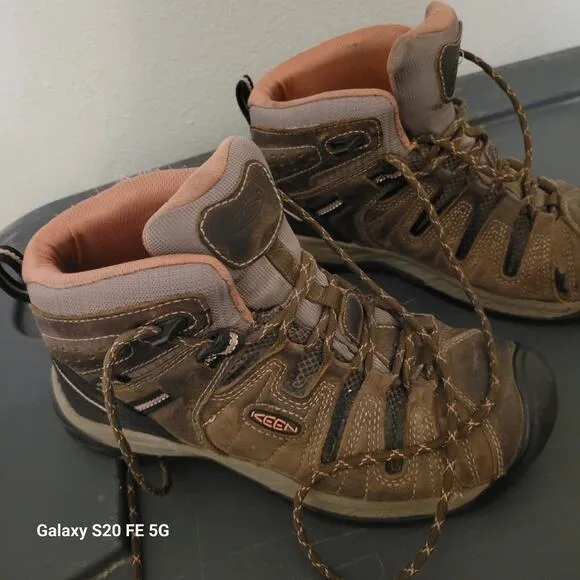 Keen Waterproof Brown Trail Hiking Boots Womens 8.5M