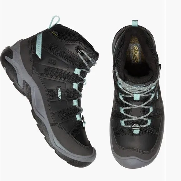 KEEN Women's Circadia Polar Black Hiking Boots size 9.5