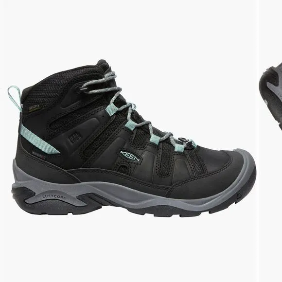 KEEN Women's Circadia Polar Black Hiking Boots size 9.5