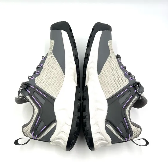 Keen Womens NXIS EVO Waterproof Gray Purple Hiking Shoes Size 6 NEW