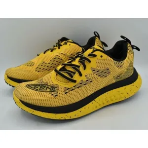 Keen Womens Size 10 WK400 Yellow Black Walking Shoes Sneakers