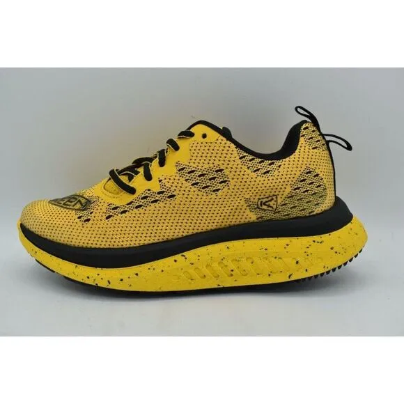 Keen Womens Size 10 WK400 Yellow Black Walking Shoes Sneakers