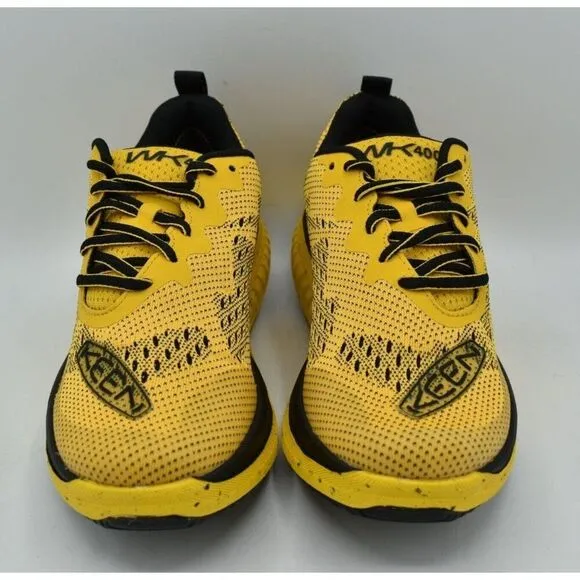 Keen Womens Size 10 WK400 Yellow Black Walking Shoes Sneakers