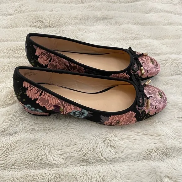 Kelly &amp; Katie Floral Ballet Flats Shoes Size 6
