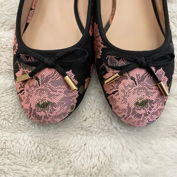 Kelly &amp; Katie Floral Ballet Flats Shoes Size 6