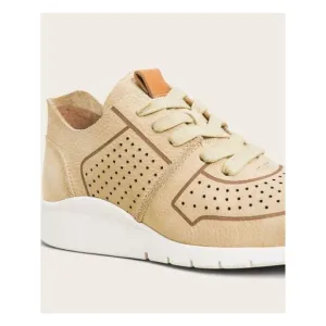 KENNETH COLE Womens Beige Raina Almond Toe Leather Athletic Running Shoes 8.5 M