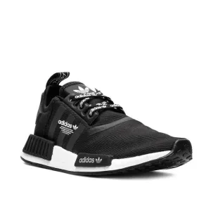 KID'S Adidas NMD_R1 J ‘Logos’ Black White Sneakers EG9362
