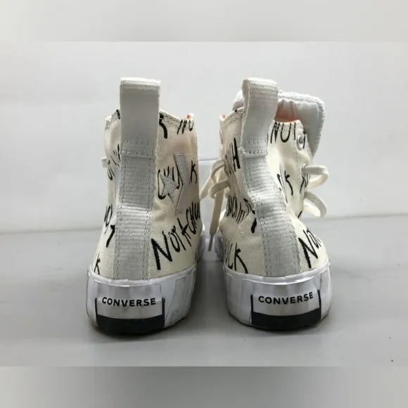 Kids Converse all stars glitter drip high top sneakers shoes 6