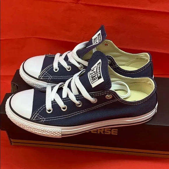 Kids Converse® Low-Top Chuck Taylors Navy Size 2