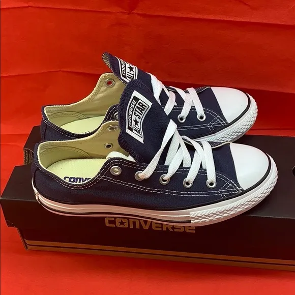 Kids Converse® Low-Top Chuck Taylors Navy Size 2