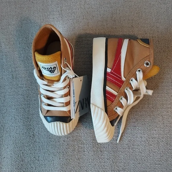 KIDS Gola x zara high top sneakers