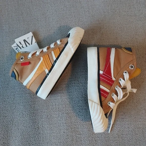 KIDS Gola x zara high top sneakers