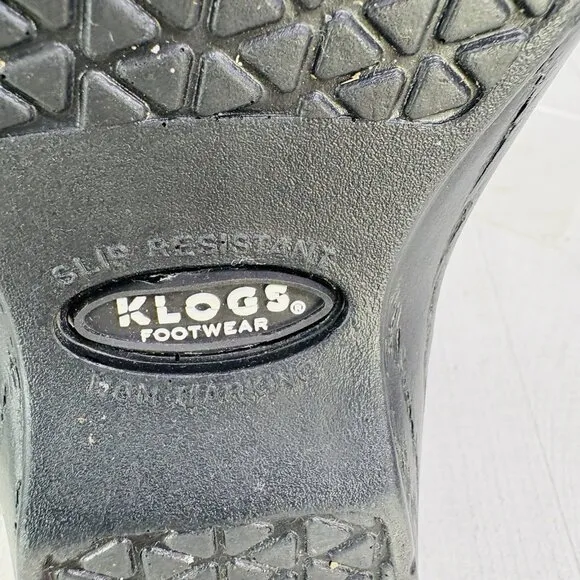 Klogs Footwear BRISBANE Blue Leather Arch Support Mary Jane Comfort Shoes Sz 6 M