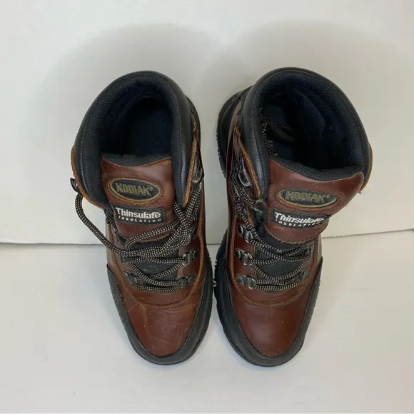 Kodiak Leather Hiking Boots Thinsulate Men’s Size 7 &amp; Women’s 8.5/9