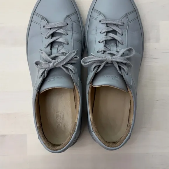 KOIO Gray Sneakers Minimalist Leather Design