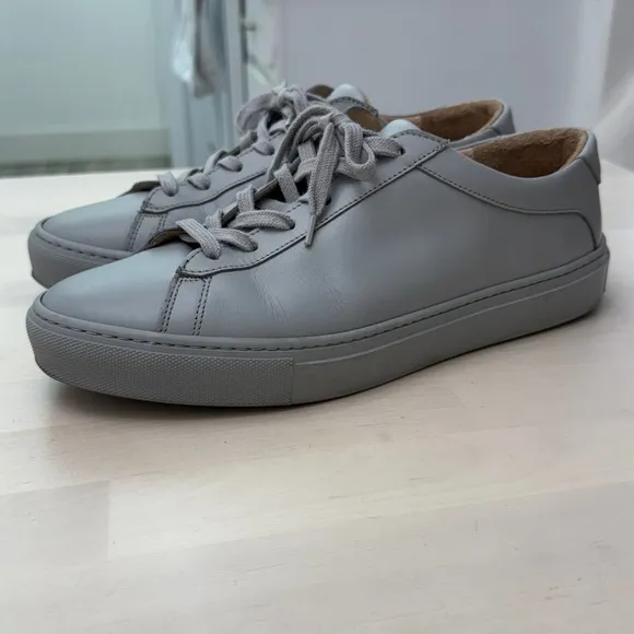 KOIO Gray Sneakers Minimalist Leather Design