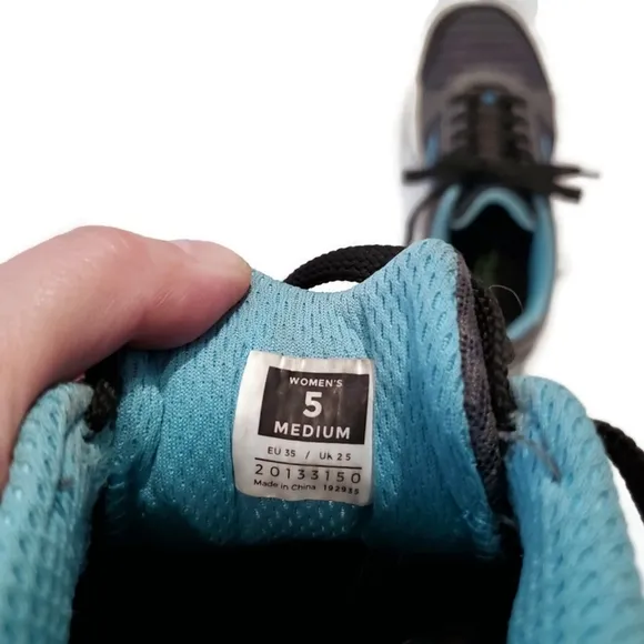 Kuru Quantum Sneakers Shoes | Black Blue | Size 5 | Style 20133150