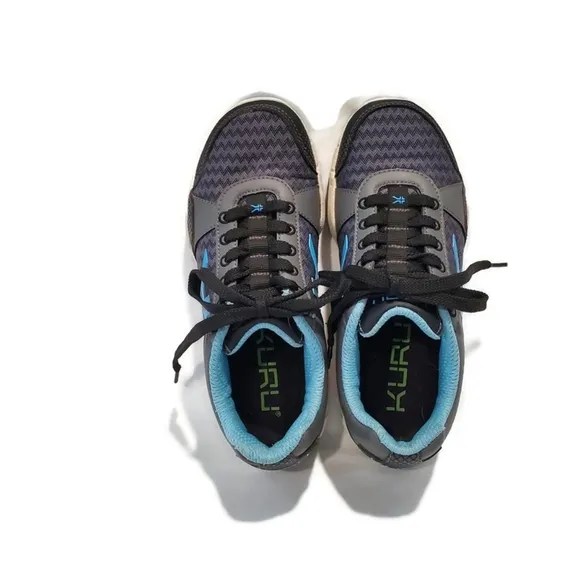 Kuru Quantum Sneakers Shoes | Black Blue | Size 5 | Style 20133150