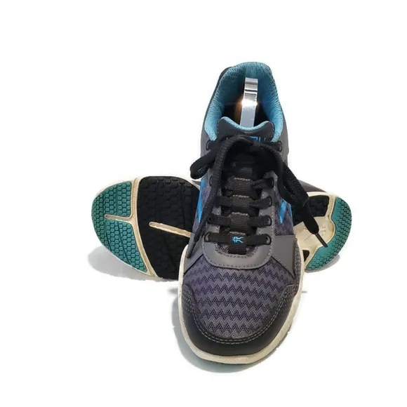 Kuru Quantum Sneakers Shoes | Black Blue | Size 5 | Style 20133150
