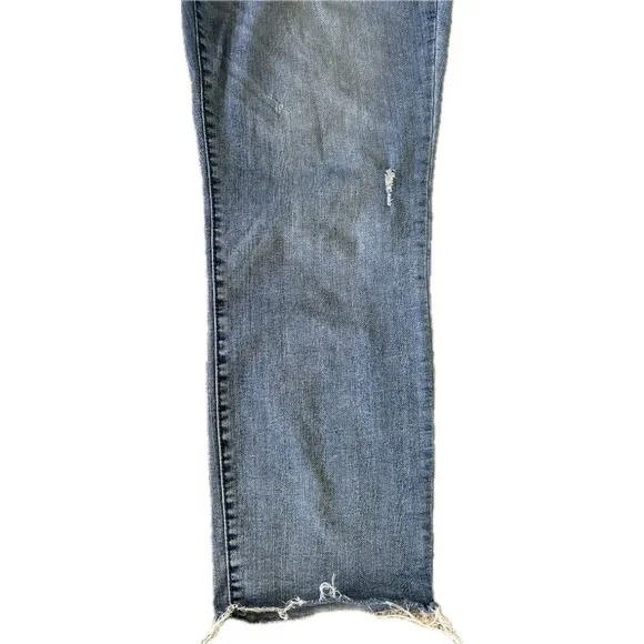 KUT from the Kloth Reese Distressed High Rise Ankle Jeans Size 14