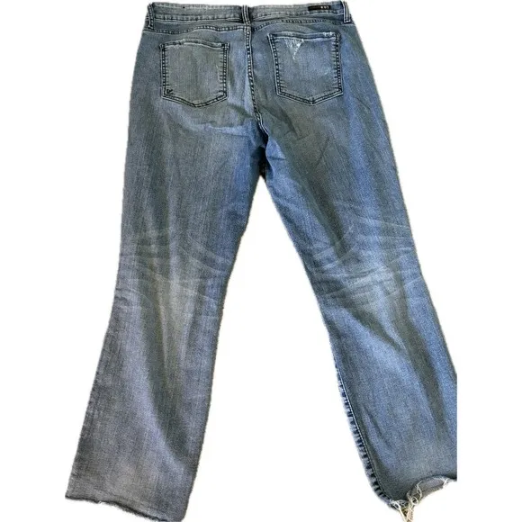 KUT from the Kloth Reese Distressed High Rise Ankle Jeans Size 14